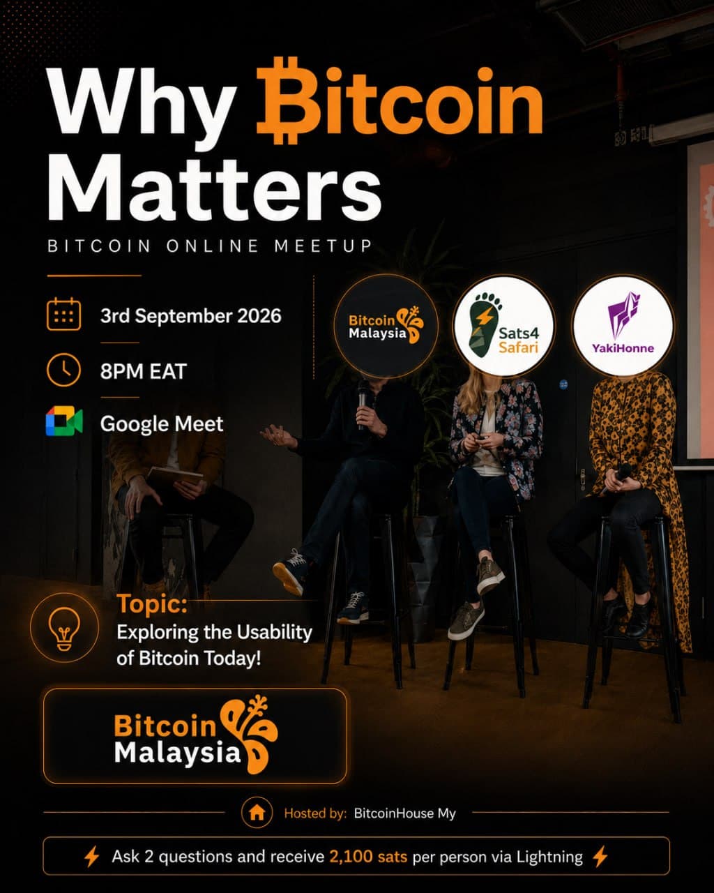 Bitcoin House MY X Sats4 Safari Bitcoin Workshop