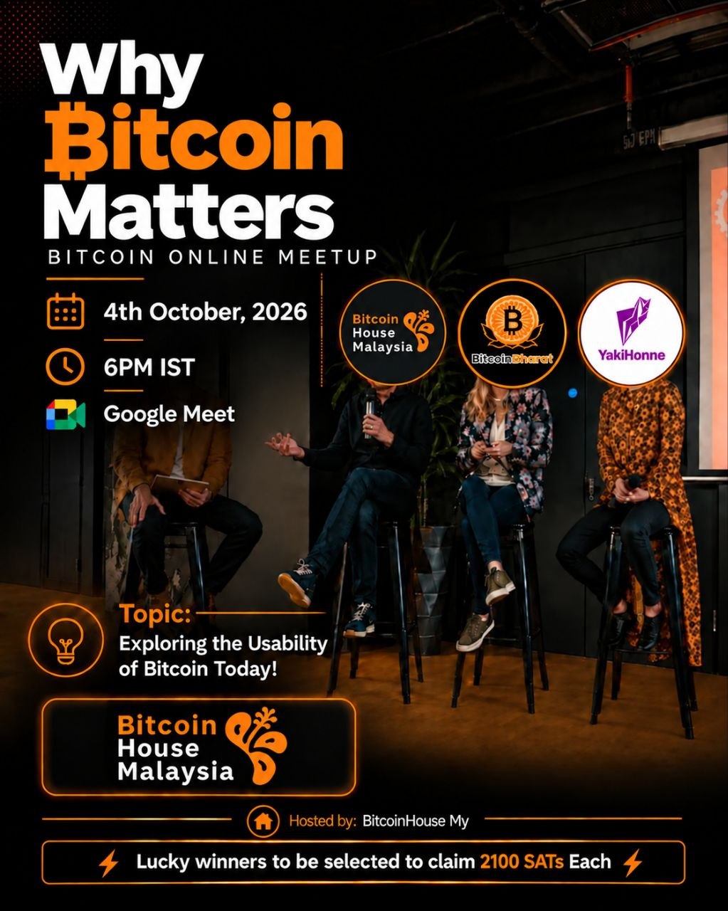 Bitcoin House Malaysia X Bitcoin Bharat