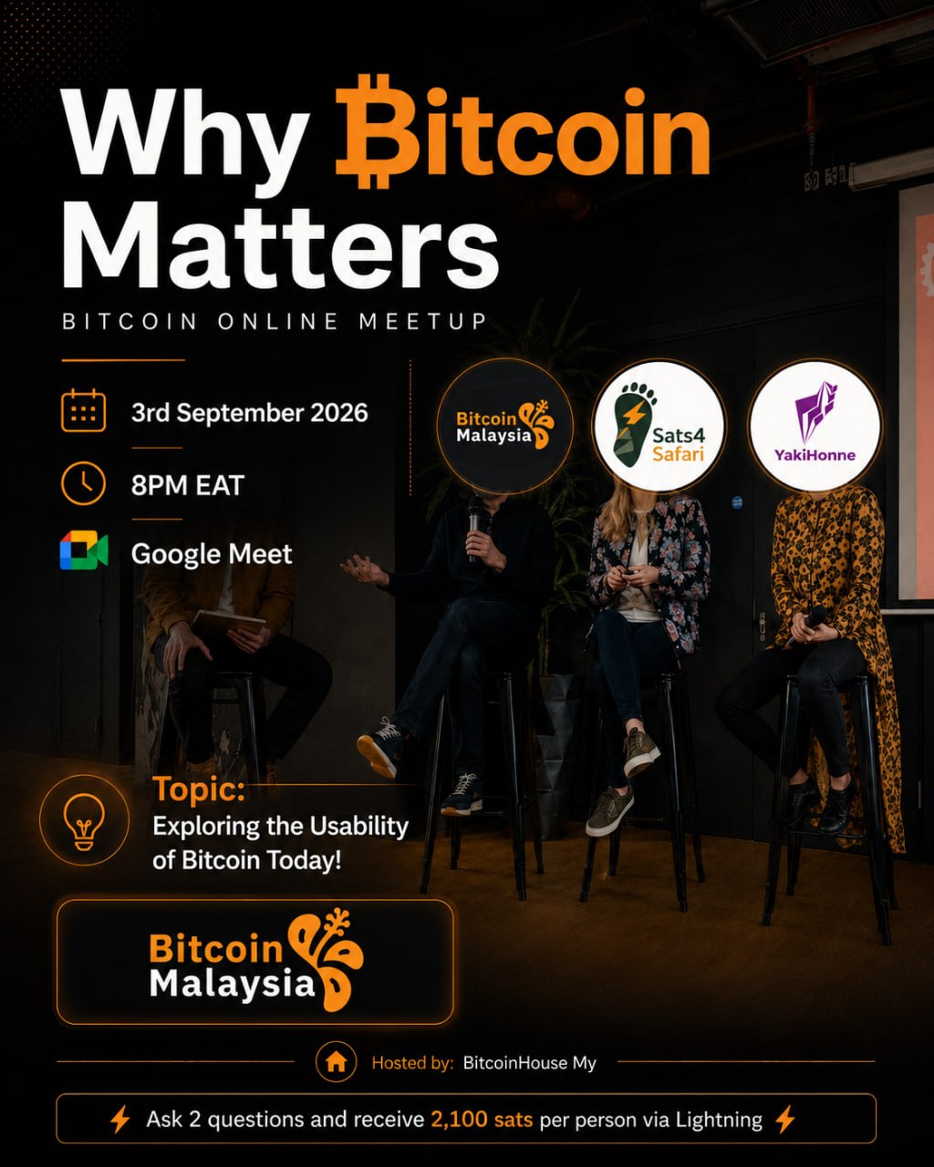 Bitcoin House MY X Sats4 Safari Bitcoin Workshop